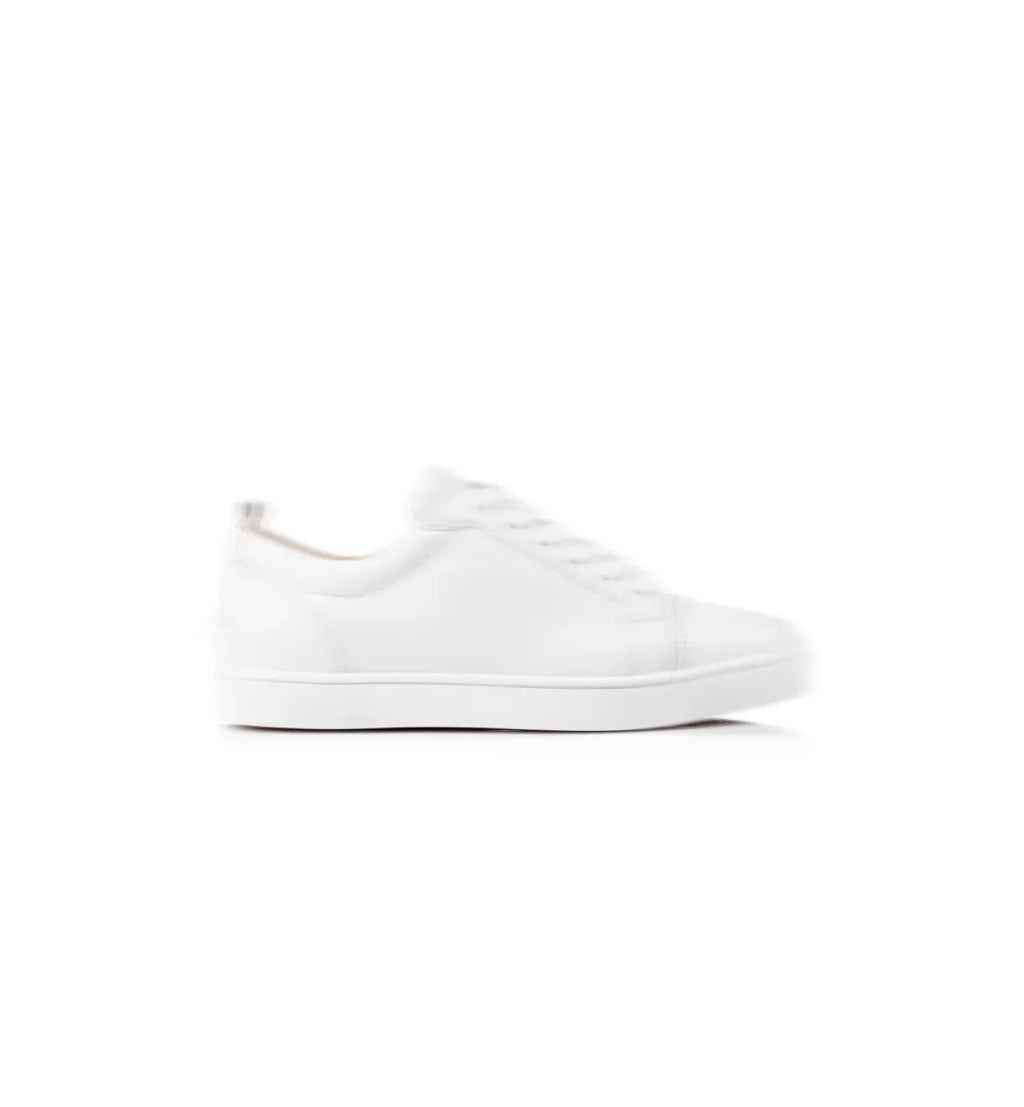 White leather Red Bottom